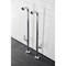 Aqua Vintage AE810S1DKL Freestanding Tub Supply Line, Polished Chrome AE810S1DKL - alternate 5